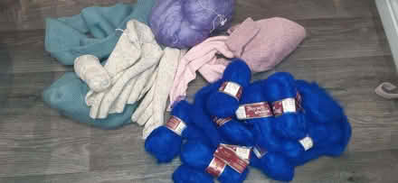 Photo of free Wool and partially finished knitting projects (Clitheroe BB7) #1