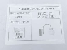 Photo of free Pair of unused stainless steel wall lamps (Latchingdon CM3) #2