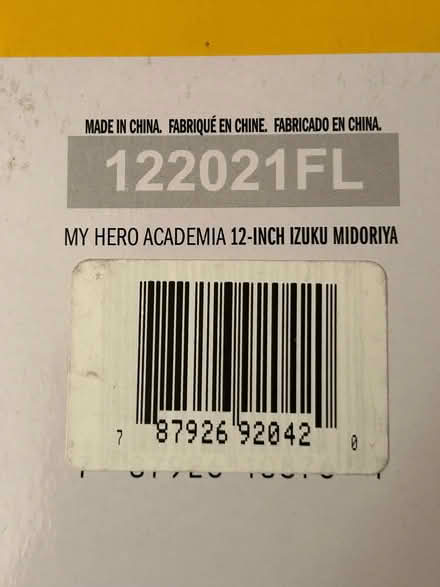 Photo of free My Hero Izuku Midoriya Action Toy (Saratoga Mtns.) #3