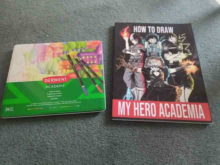 Photo of free Anime drawing book and crayons (Stretford) #1