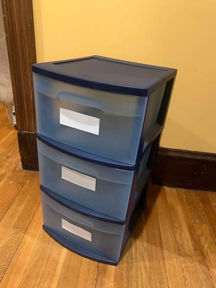 Photo of free Plastic file cabinet (Bellrock area Malden) #1