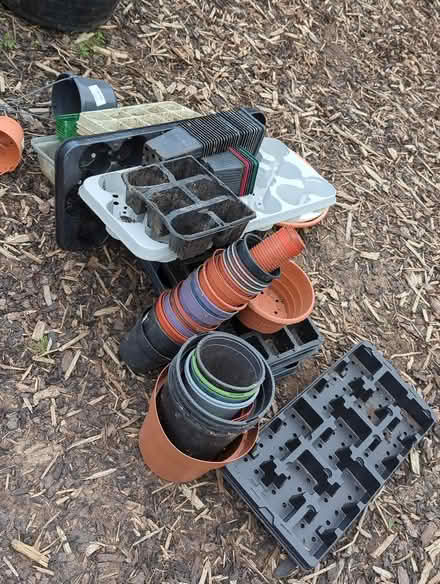 Photo of free Plant pots and trays (Mapperley NG3) #1
