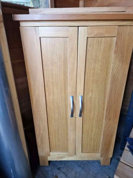 Photo of free Oak CD Cabinet (Inchbrook GL6) #1