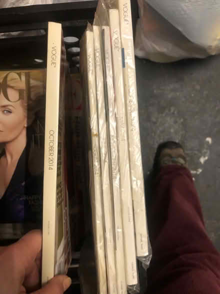 Photo of free Box(rd) of Vogue magazines (East Flatbush) #2