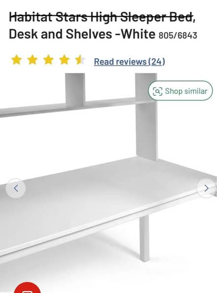 Photo of free Desk & shelves for HighSleeper Bed (Sevenoaks) #2