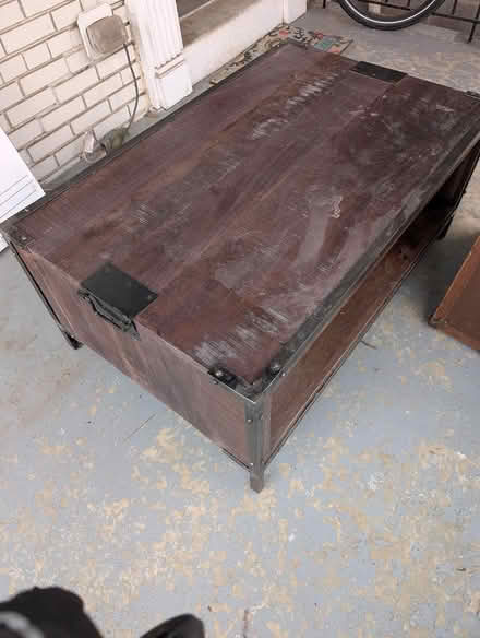 Photo of free Sturdy wood coffee table (Taylor/3rd NW) #1