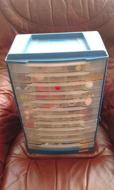 Photo of free Plastic unit with craft bits (St Blazey Gate PL24) #1