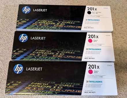 Photo of free 201x Original HP printer cartridges (Kenmore, Finn Hill) #1