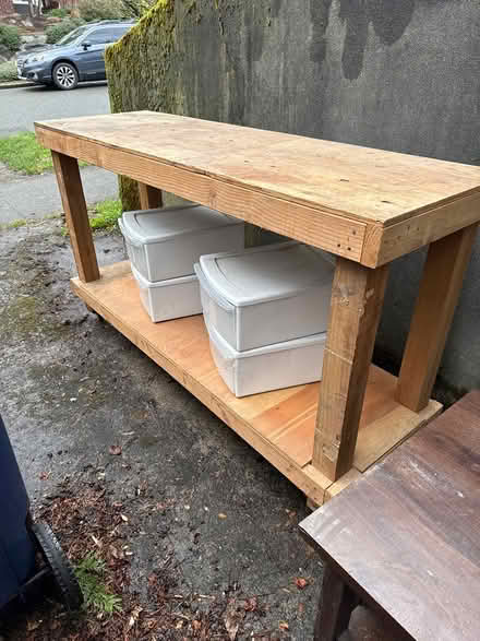 Photo of free Tool bench, utility table, console (7227 6th Ave NW) #1