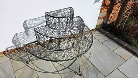 Photo of free Metal plant pot stand (New Bradwell MK13) #3