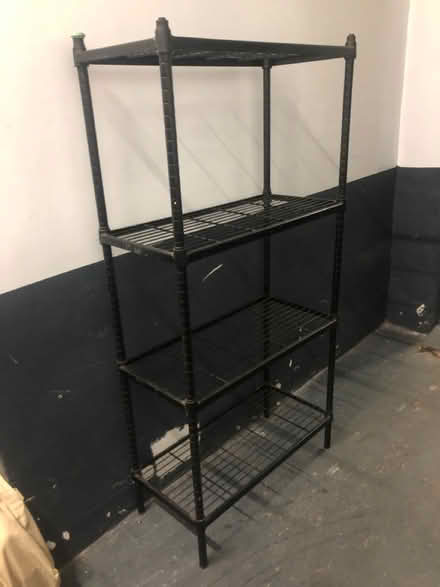 Photo of free Very sturdy metal shelves (East Flatbush) #1