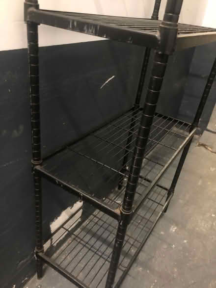 Photo of free Very sturdy metal shelves (East Flatbush) #2