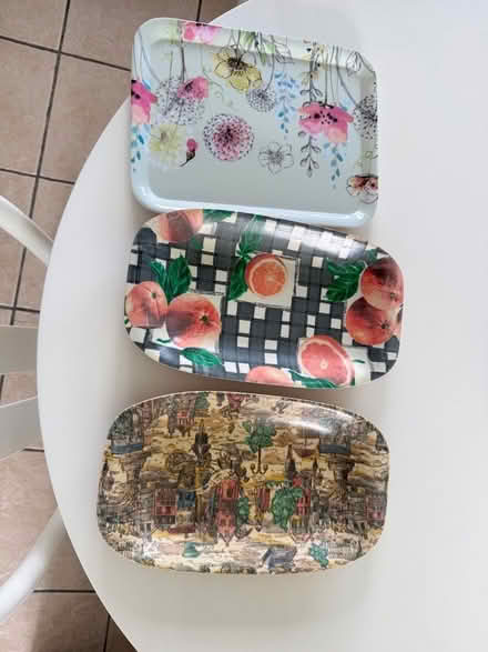 Photo of free Three serving trays 12 inch (Letchworth SG6) #1