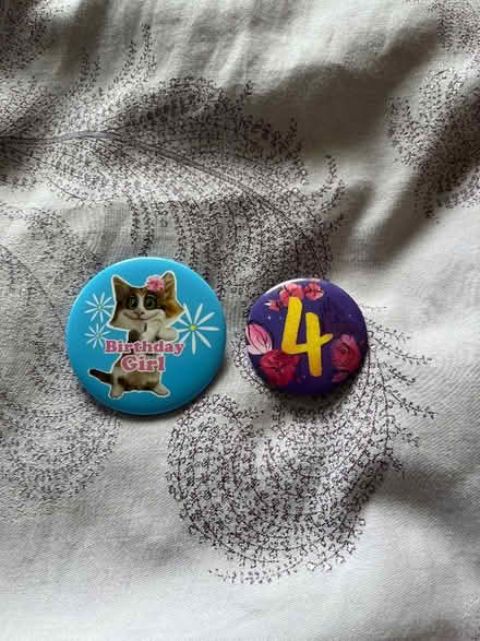 Photo of free Birthday badges (Fairfield Park) #1