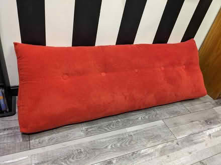 Photo of free Big red triangle pillow headboard (Abington) #1