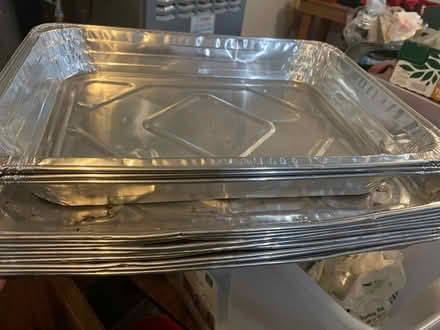 Photo of free 13 reusable aluminum lasagna pans (Lafayette) #1