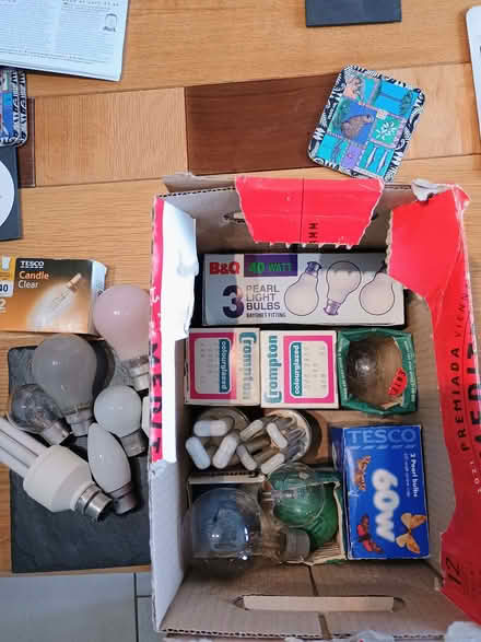 Photo of free Box of 240v lightbulbs (Temple Street OX4) #1