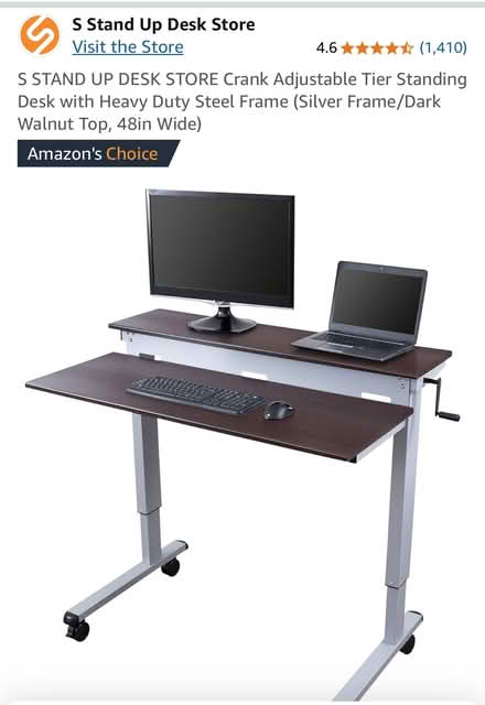 Photo of free Standing desk (hand cranking) (Near Alameda exit of Hwy 92) #4