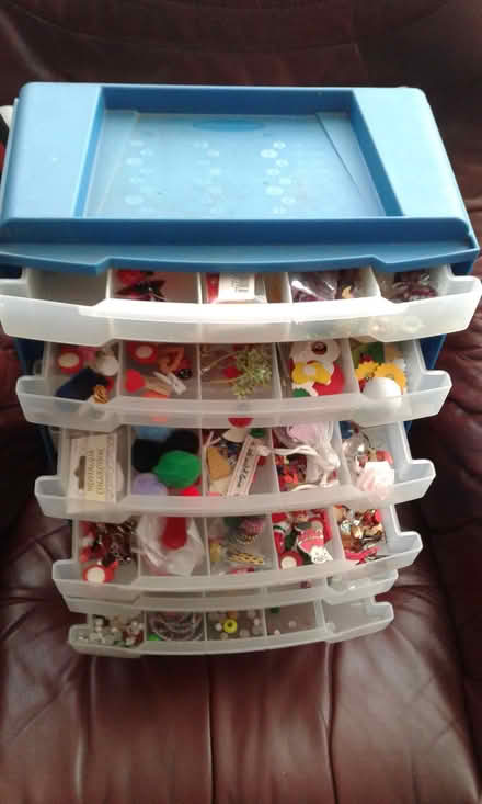 Photo of free Plastic unit with craft bits (St Blazey Gate PL24) #2