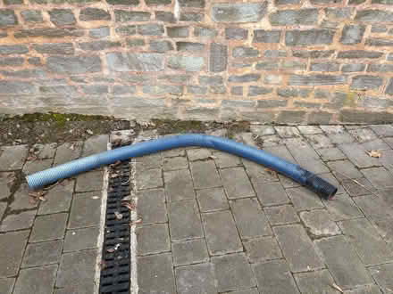 Photo of free 6ft length of plastic corrugated pipe, 3" (8cm) diameter (Aymestrey HR6) #1