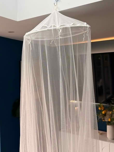 Photo of free IKEA over bed mosquito net white (L16 Childwall) #1