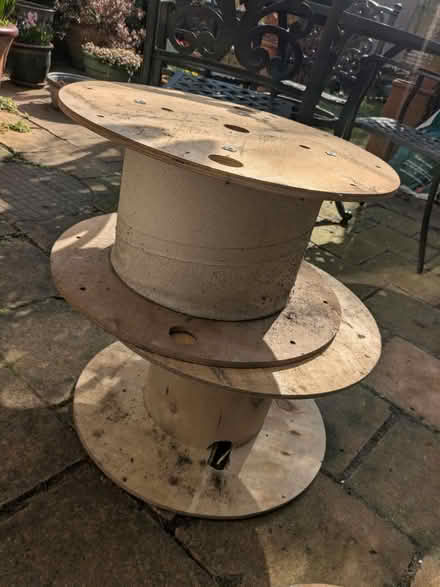 Photo of free 2 Small Cable Drums (Teddington) #2