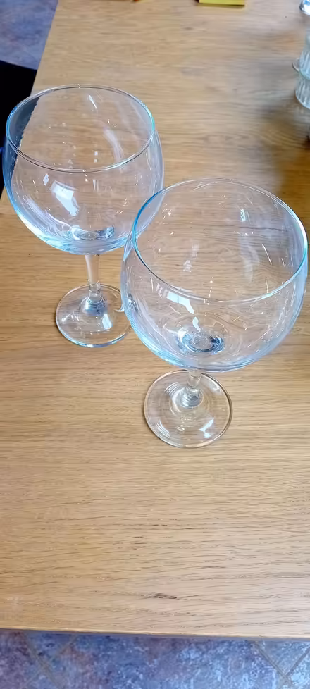 Photo of free 2 Large Stemmed Wine Glasses (Hackney Cross WR13) #1