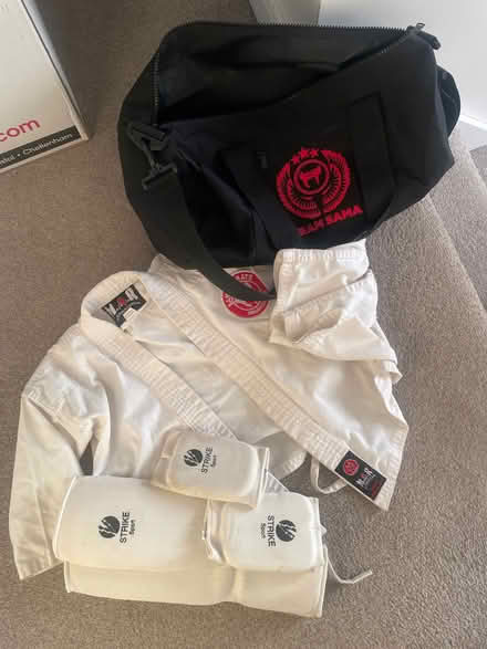 Photo of free SAMA Karate kit bag, gi & guards (Woodingdean BN2) #1
