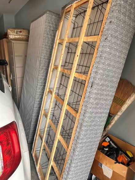 Photo of free 2 twin box springs (Woodridge) #1