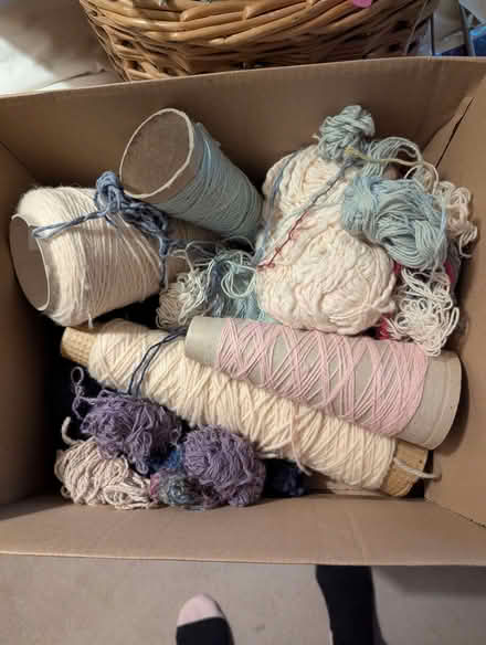 Photo of free Box assorted knitting wool (Headington OX3) #1