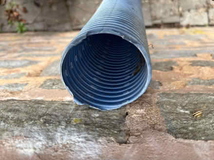 Photo of free 6ft length of plastic corrugated pipe, 3" (8cm) diameter (Aymestrey HR6) #2