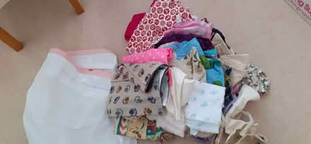 Photo of free Mixed fabric pieces for craft etc (Lordship Estate SG6) #1