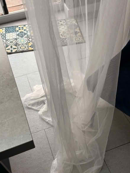 Photo of free IKEA over bed mosquito net white (L16 Childwall) #2