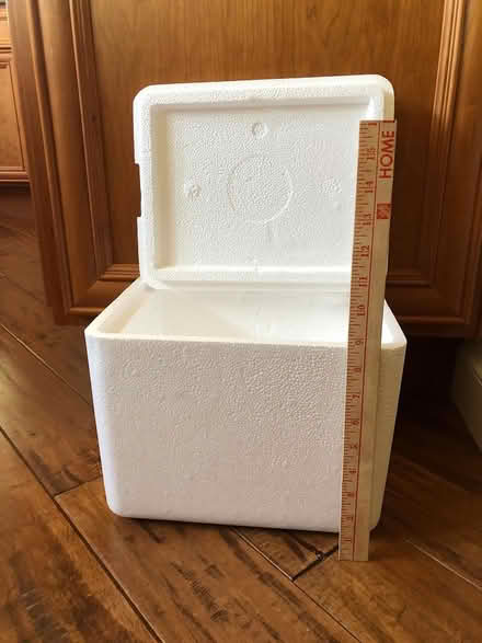 Photo of free Styrofoam ice chest & freezer packs (Sunnyvale near Wolfe and Reed) #1