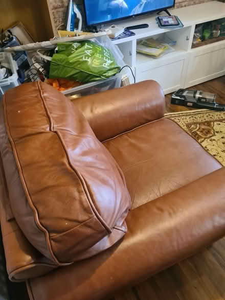 Photo of free Leather chair (West Oxfordshire OX28) #2