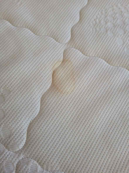 Photo of free Double mattress, 8 Yr old guest bed coffee stains (Butterow GL5) #2