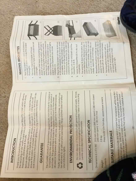 Photo of free Paper Briquette Maker (Southborough TN4) #2