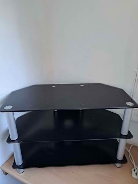 Photo of free Corner glass tv unit (Yeovil BA21) #1