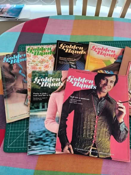 Photo of free Golden Hands handicraft magazines (Hingham NR9) #1