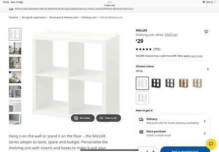 Photo of free IKEA Kallax cube storage units (Netherfield, Kendal LA9) #2