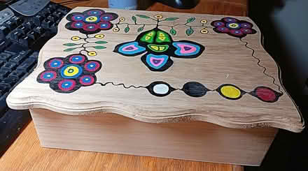 Photo of free Hand-Painted Wooden Box (Ballard) #1