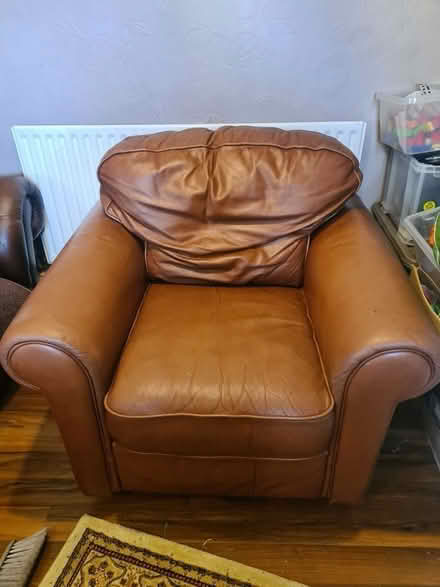 Photo of free Leather chair (West Oxfordshire OX28) #1