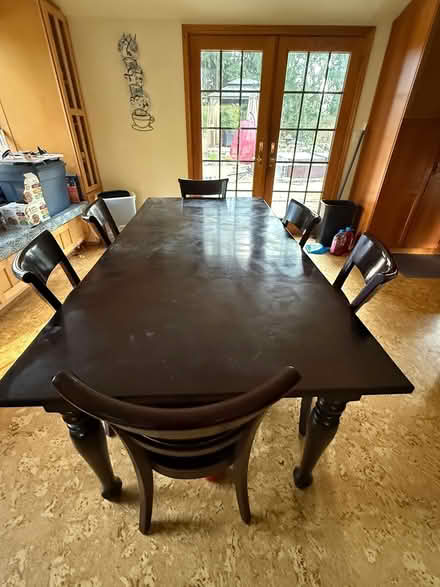 Photo of free Table and 6 chairs (Bothell(Thrasher’s Corner)) #2