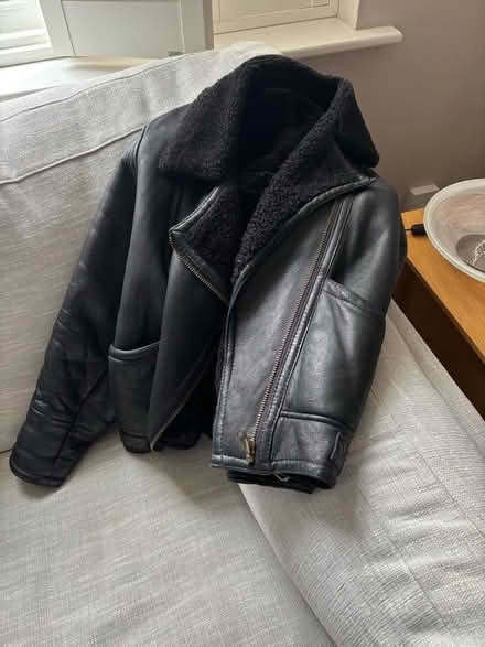 Photo of free Leather Shearling jacket size 10 (Heaton Moor SK4) #1