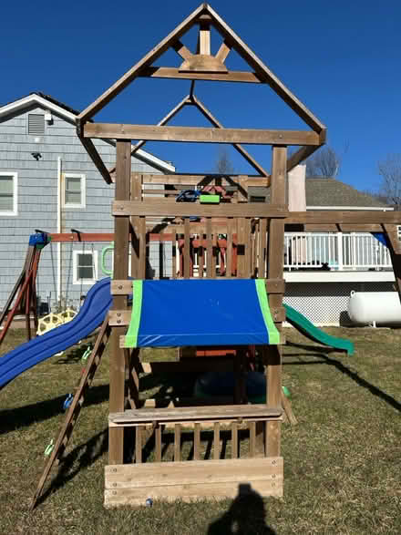 Photo of free playset light brown one (New Fairfield, CT) #1