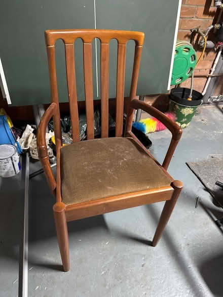 Photo of free Teak g-plan carver chairs (2) (Whitley bay) #1