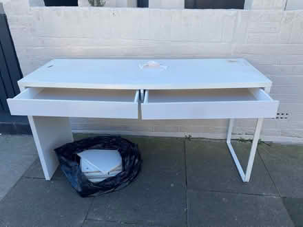 Photo of free Console table/vanity dressing table/desk ikea 2 drawers (Fulham Palace Rd SW6) #1