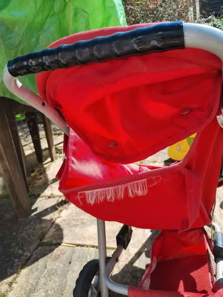 Photo of free Red 3 wheel pushchair (Crowthorne RG45) #1