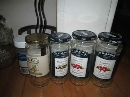 Photo of free 10 jam glass jars w/lids (Old Ottawa South) #1