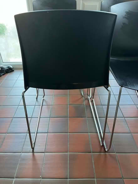 Photo of free Four Black Chairs (Trumpsgreen GU25) #4